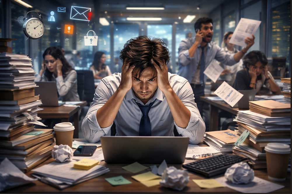 不眠のイラスト